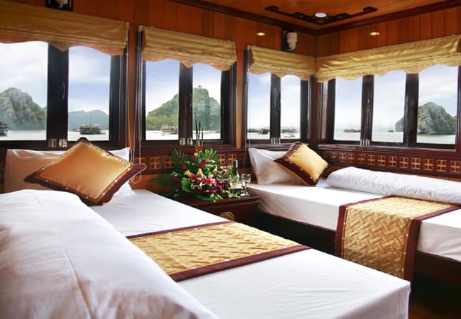 Golden Lotus Cruises deluxe cabin