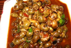 Fried Sea Snails With Chili Sauce