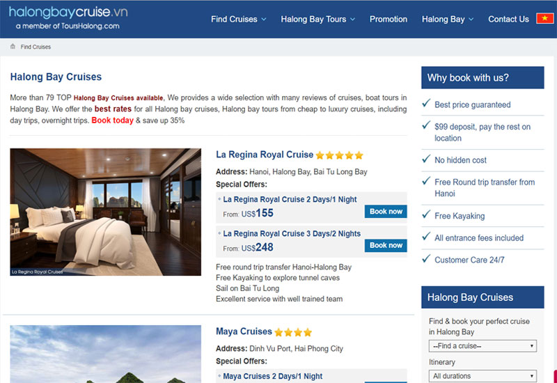 How to book a Halong Bay Tour?