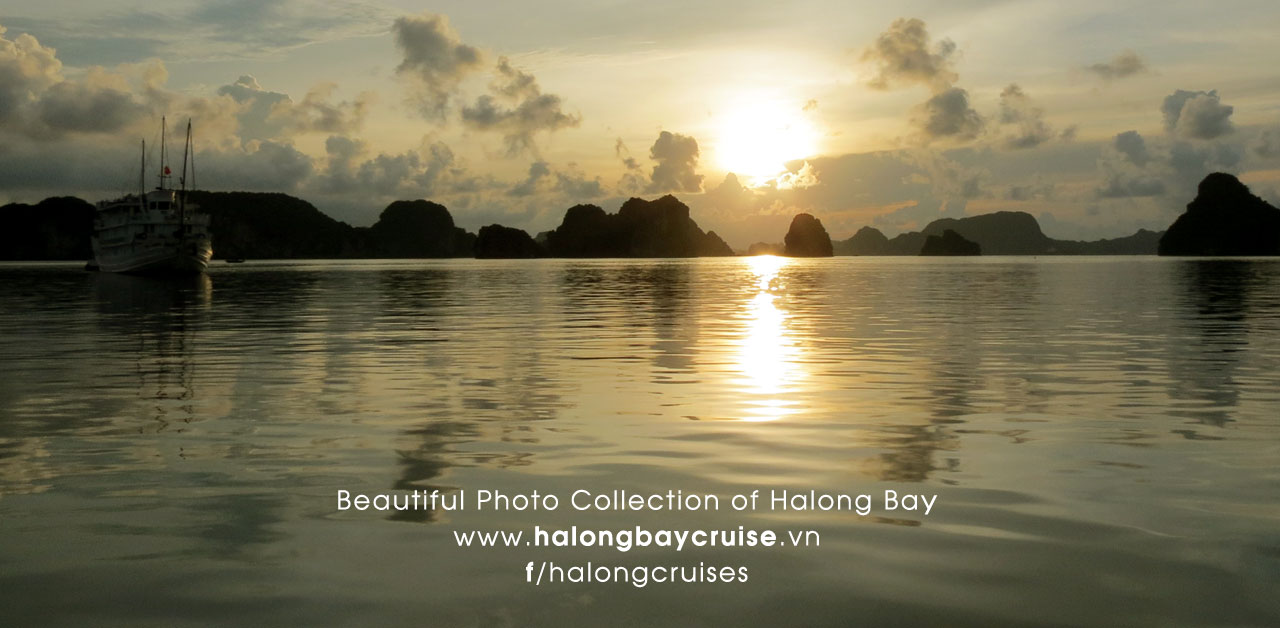 Ha Long Bay at sunrise